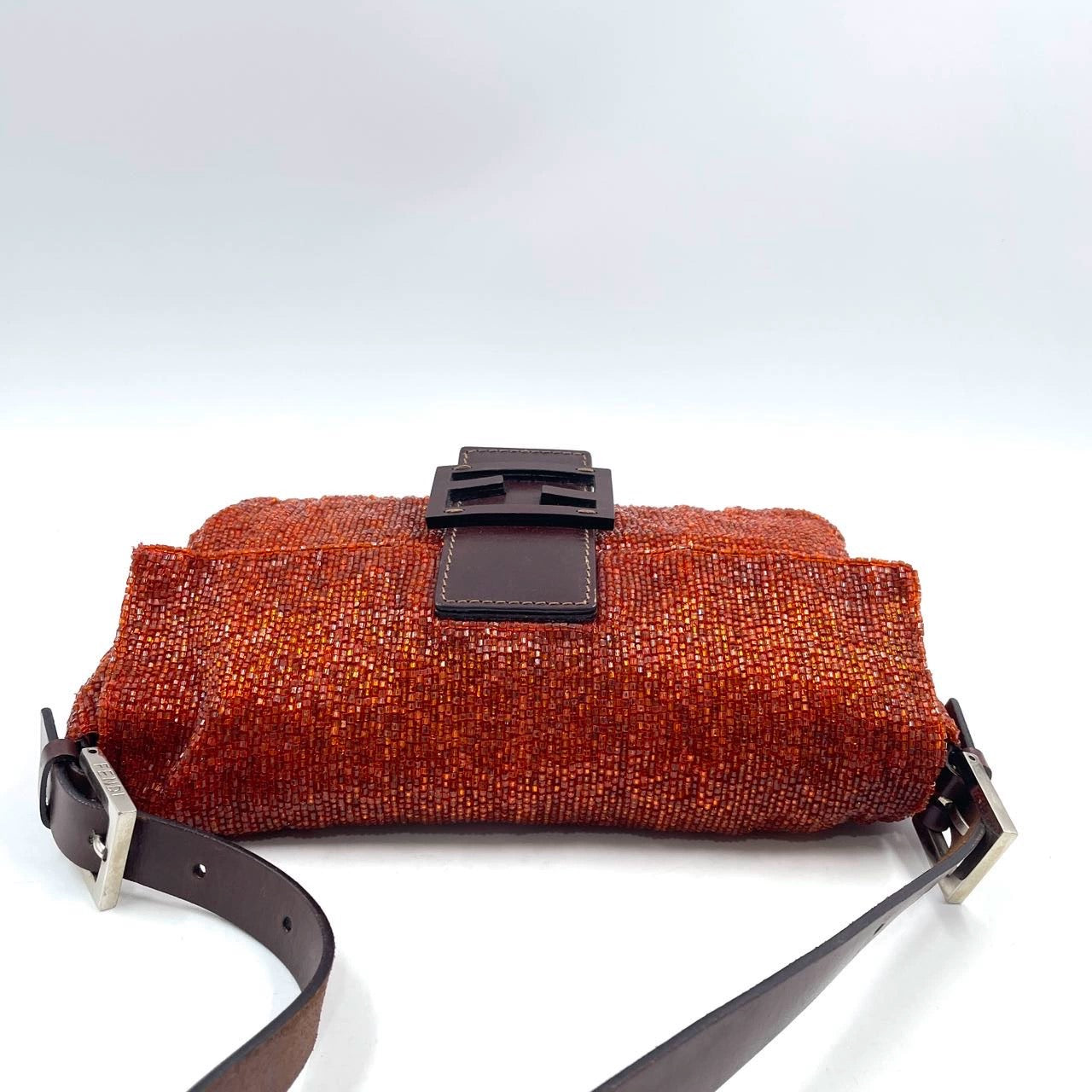 Breaded Fendi baguette in burnt orange