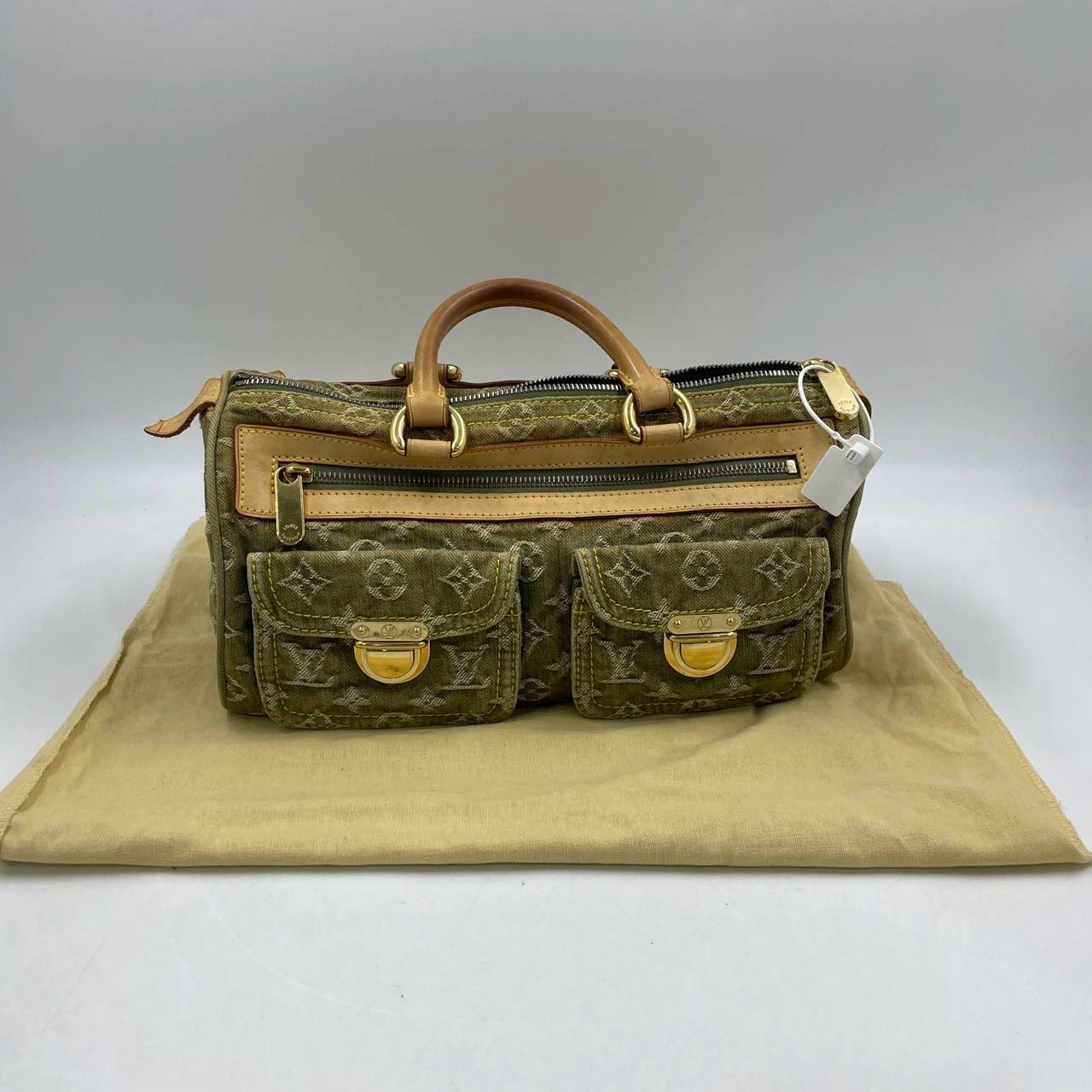 Louis Vuitton Monogram Denim Neo Speedy Lichen