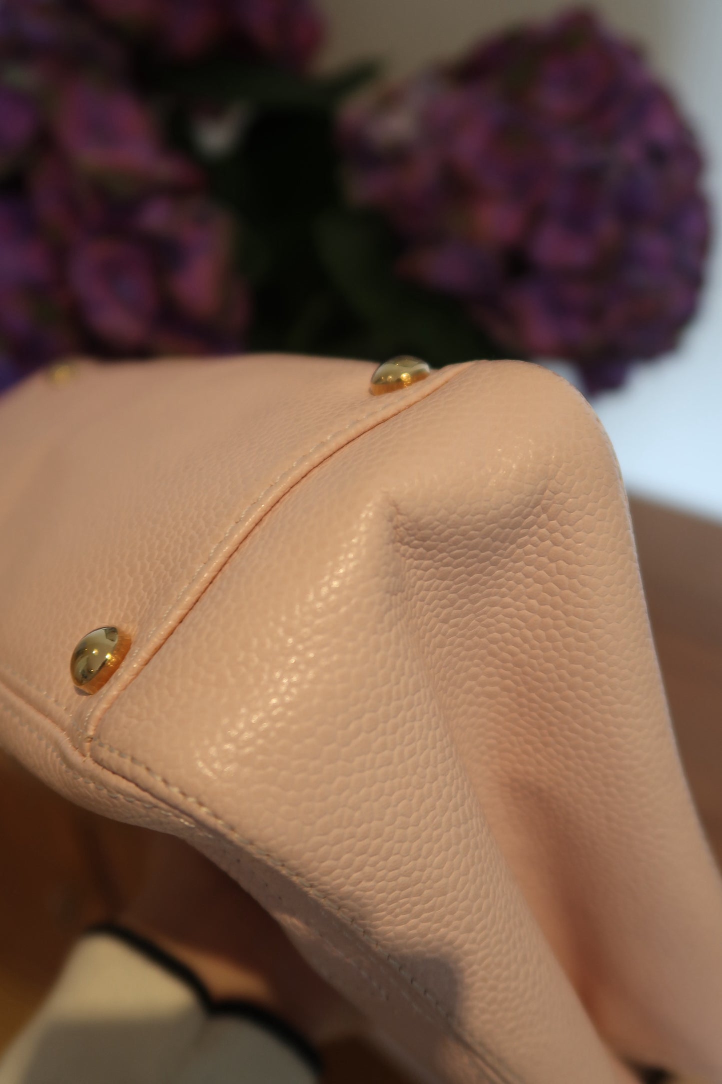 Chanel Triple CC Caviar Handbag Pink