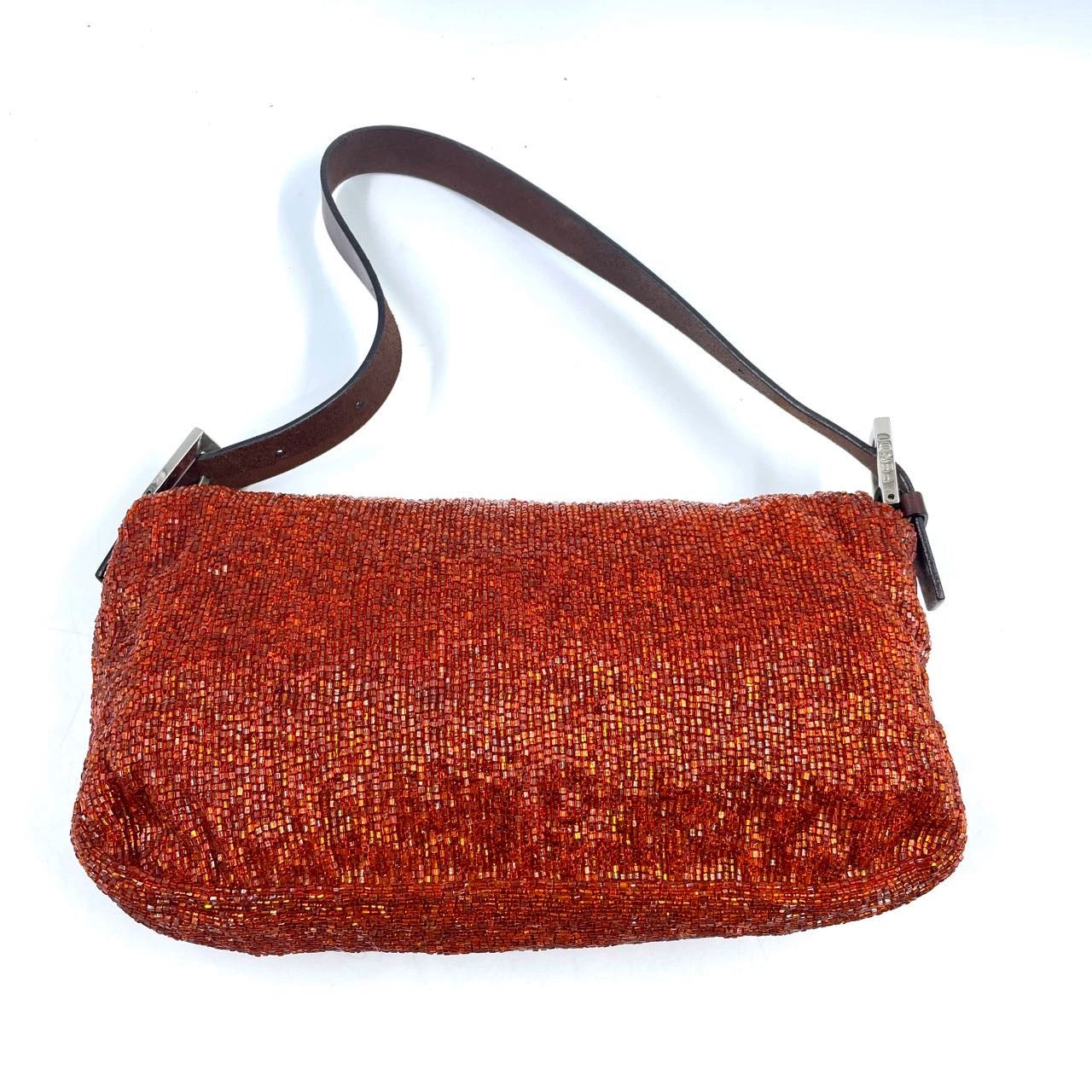 Breaded Fendi baguette in burnt orange