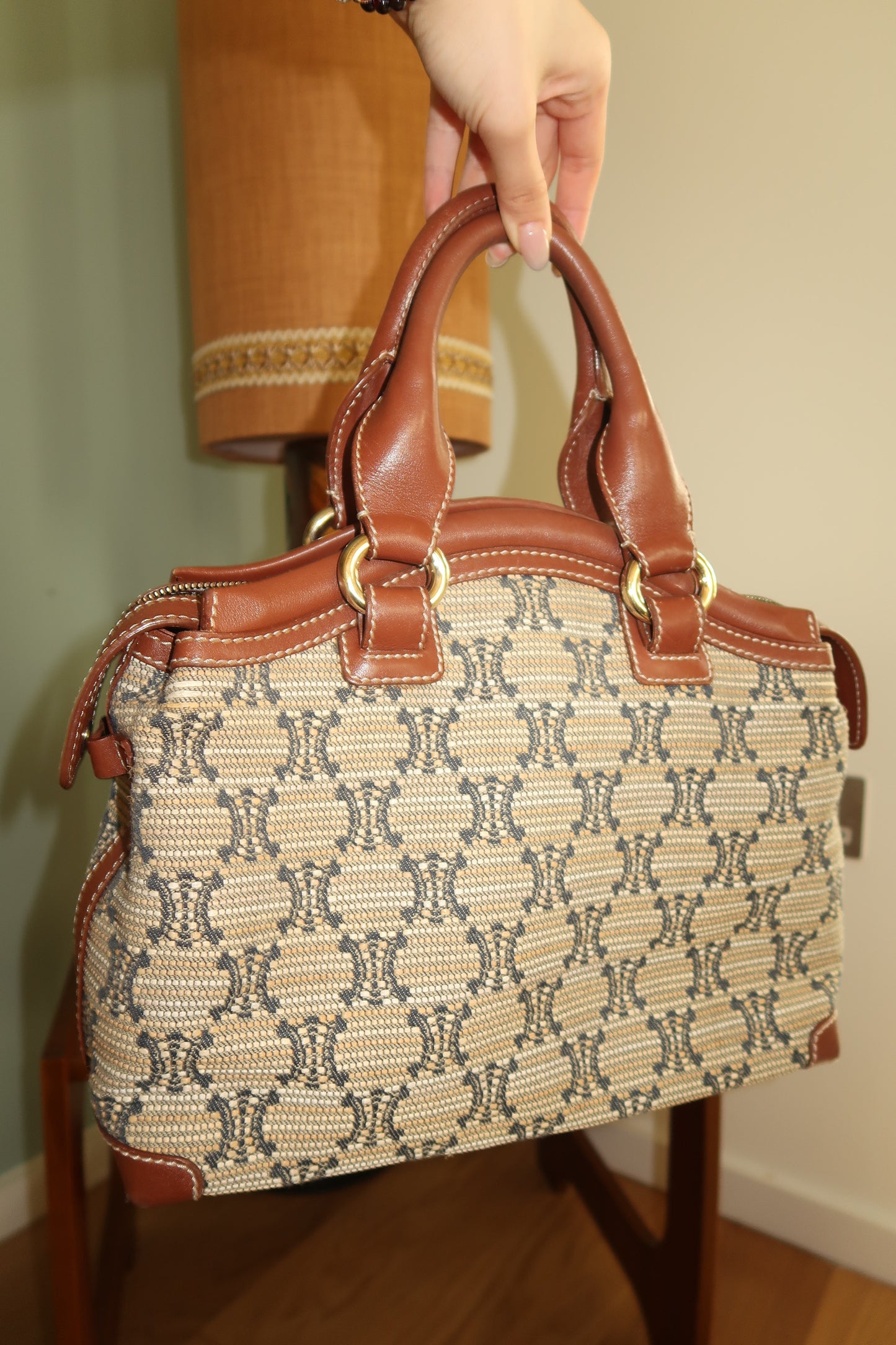 Extremely rare Celine Raffia Tote Bag