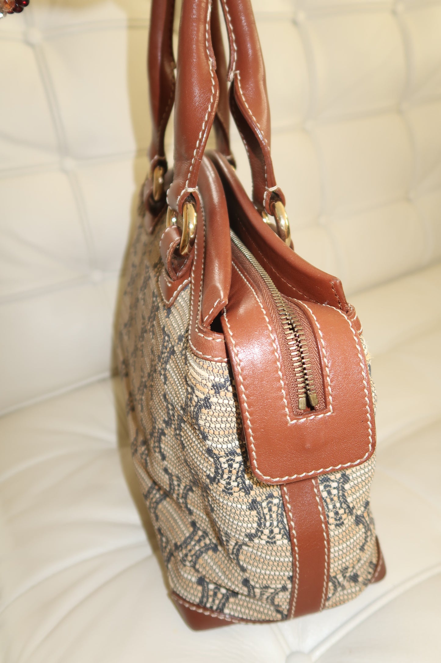 Extremely rare Celine Raffia Tote Bag