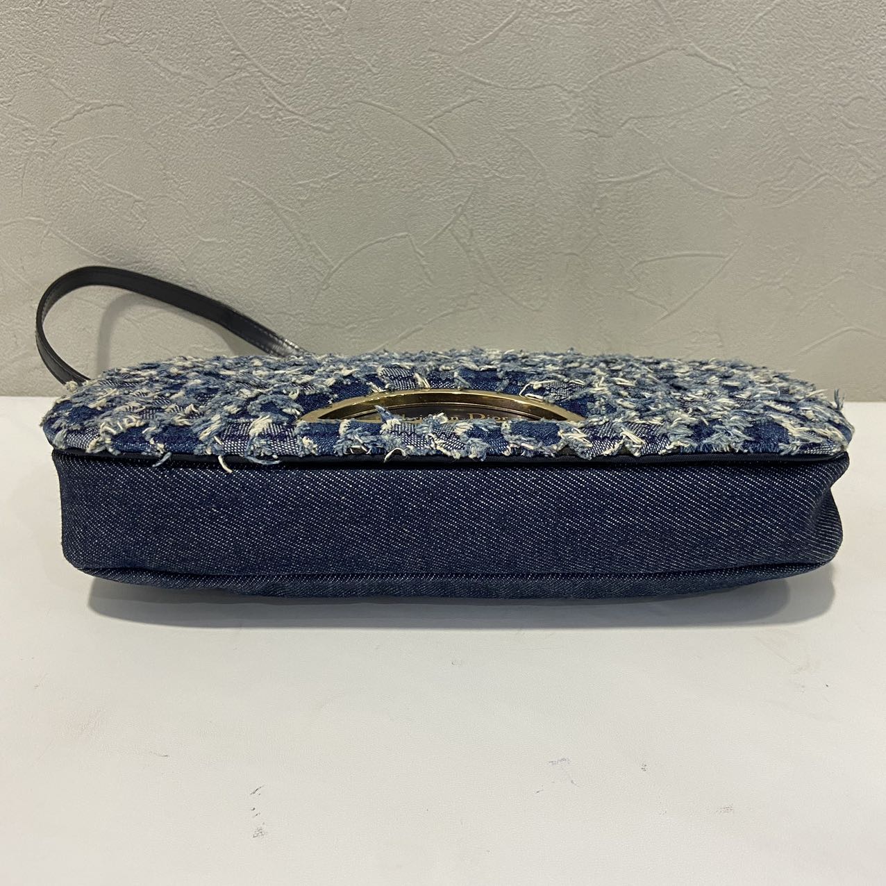 Christian Dior 2000 Maris Pearl Handbag Denim